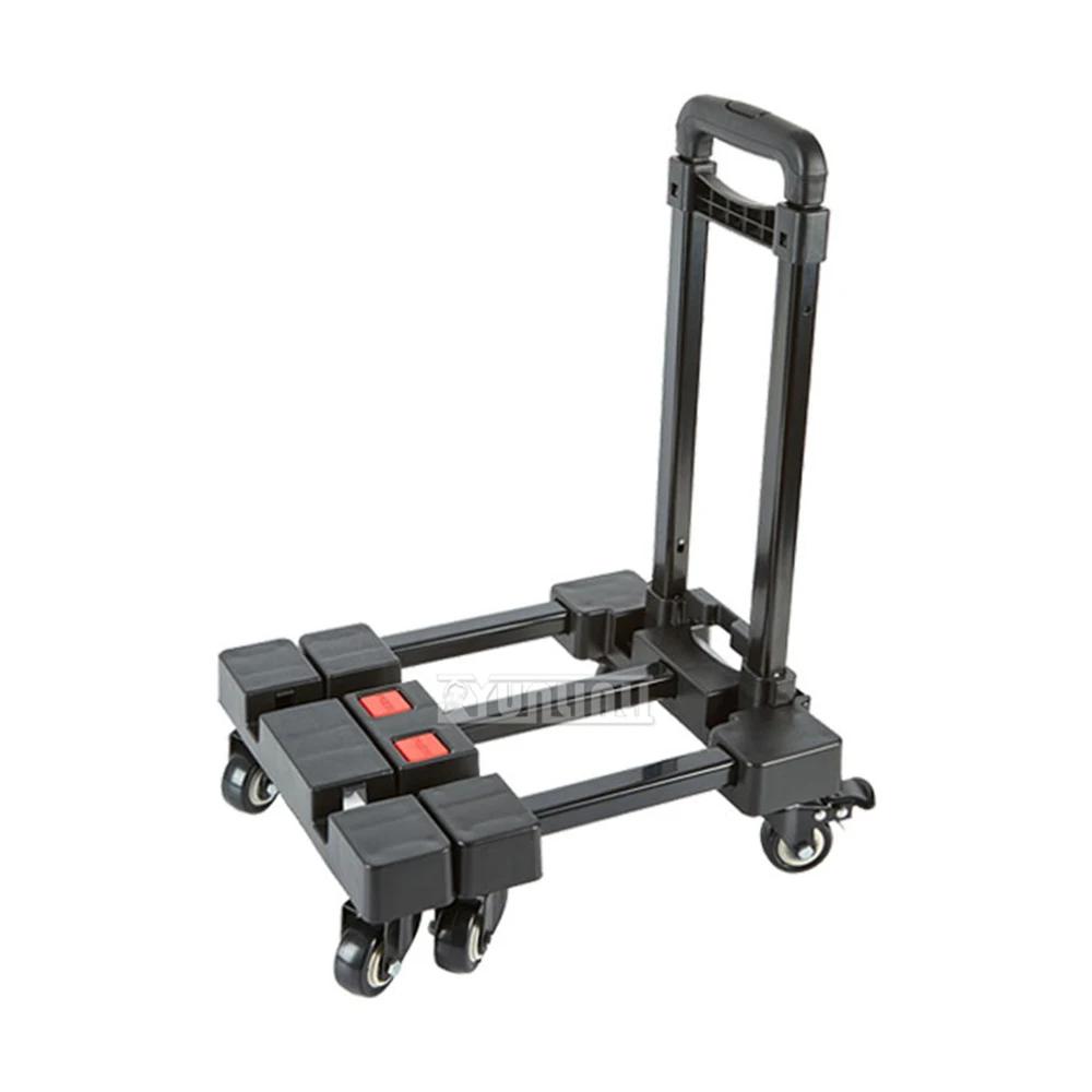 150KG load portable Trolley 6-wheel Foldable trolley Truck tools furniture Moving tools Universal wheel