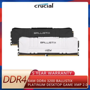 Memoria RAM Crucial Ballistix Platinum DDR4 de 8GB-16GB 3200MHz XMP2.0 con Soporte para Overclocking Automático para Actualización de Memoria de Juegos de Escritorio 1