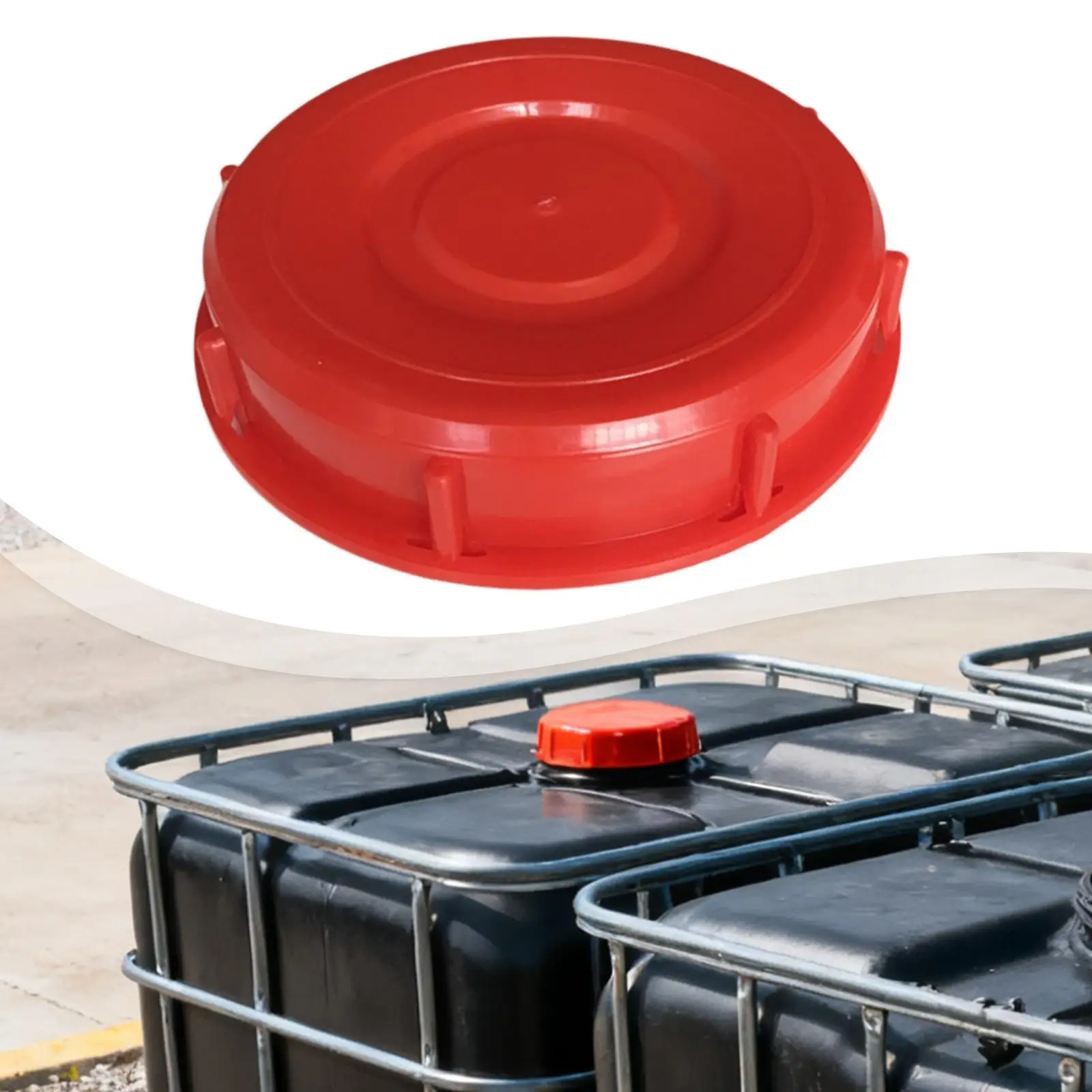 IBC Tote Lid Cover Practical Easy Install Replace 1000L Container Sturdy Transport Leakproof Seal Adaptor 163 mm IBC Tank Lid
