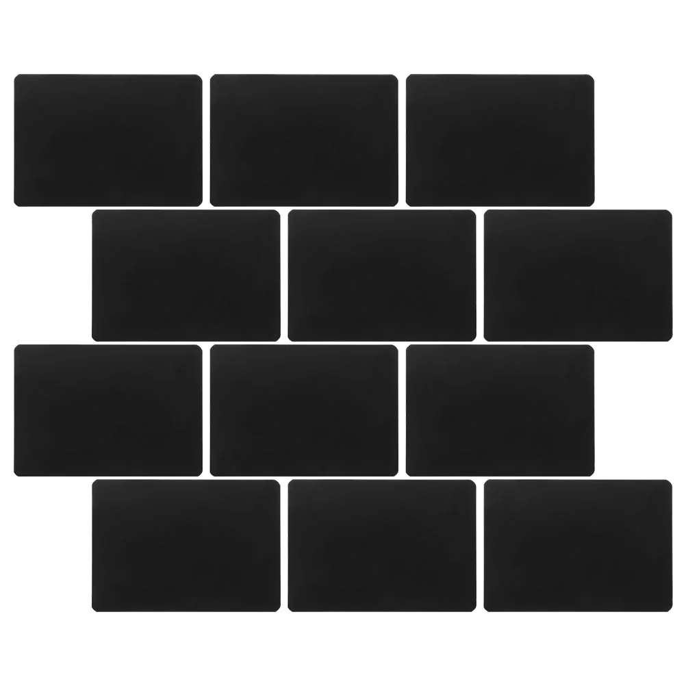 

12 Pcs Food Label Mini Price Boards Tag Signs Multifunction Display Drawing Blackboards Abs Shelf