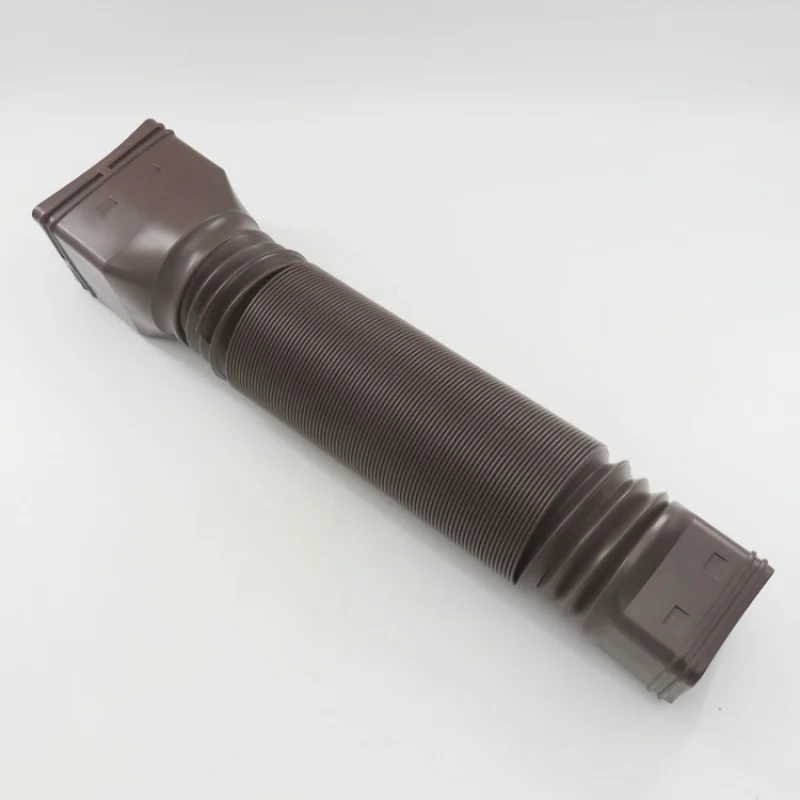 Downpipe Extender Retractable rainwater gutter drainage pipeDownspout ExtenderBrown