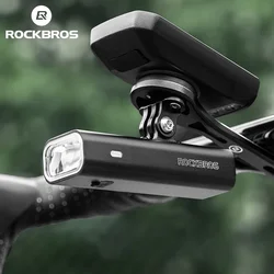 ROCKBROS Bike Front Light Headlight LED Flashlight  IPX6 Type-c Rechargeable Bicycle Hanging Light 400/800/1000/1500LM Aluminum
