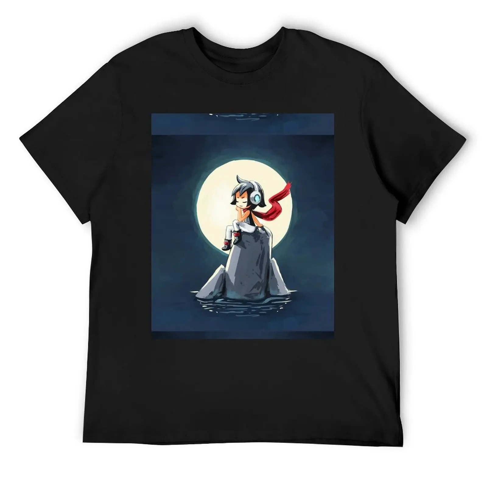 

Moonlight Sonata T-Shirt cotton graphic tees man t shirt Anime t-shirt funny gifts big and tall t shirts for men