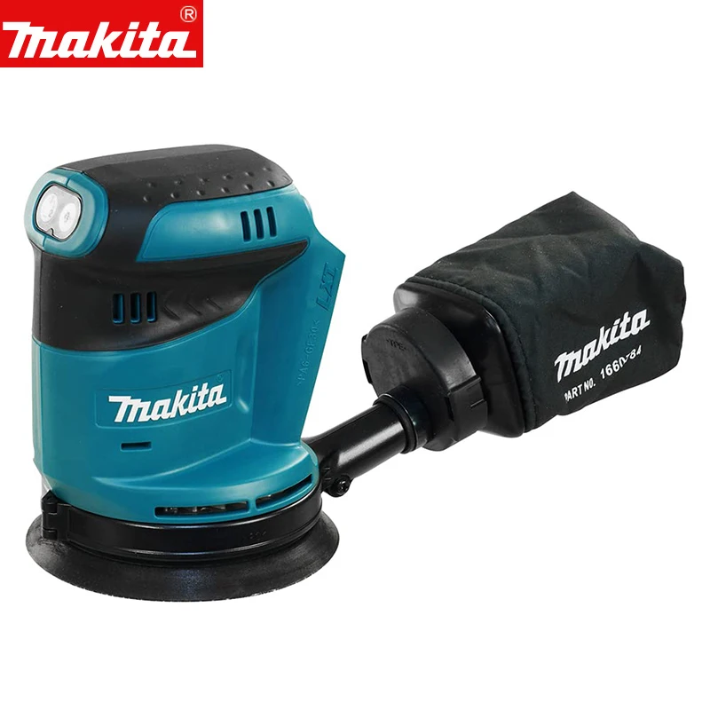 Makita DBO180Z 18 V Lithium Ion Cordless Rechargeable Disc Random Orbital Sander Woodworking Sanding Putty Polishing Bare Tool