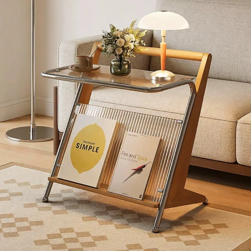 Center Bamboo Coffee Table Items Wheel Home Dining Side Tables Design Floor Mid Century Modern Mesa De Centro Sala Furniture