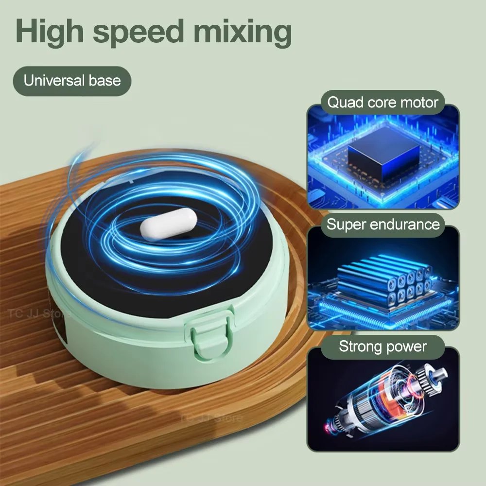 자동 교반 컵 충전식 마그네틱 믹서 전기 교반 머그잔 스테인레스 스틸 커피 머그잔 회전 마그네틱 텀블러