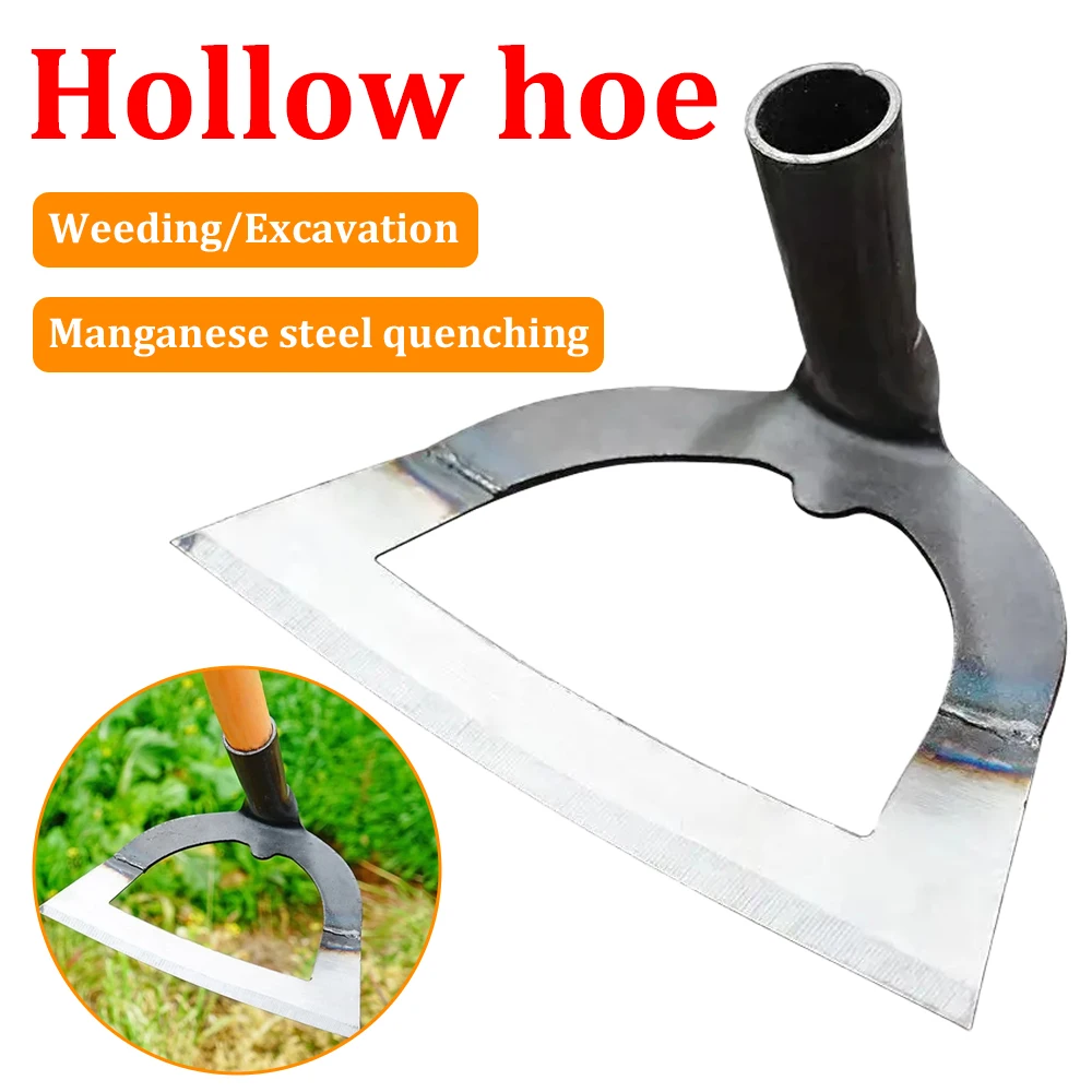 Handheld Aço Oco Jardinagem Ferramenta Weeding Rake Labor-saving Weeding & Loosening Solo Artefato Harrow Farm Tool Jardinagem