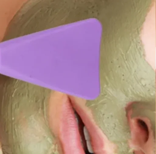 2 In1 Blackhead Silicone Facial Cleansing & Mask Brush Spatula Deep Cleaning Tools Exfoliator Scrub Pore Facial Skin Care