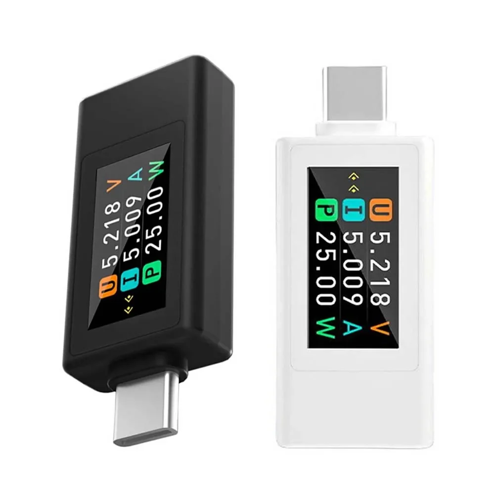 

KWS-1902L Multi-Function Type-C Voltage And Amperemeter, 4-30V, Maximum 12A, Power-Off Memory Function, Voltmeter Amperemeter