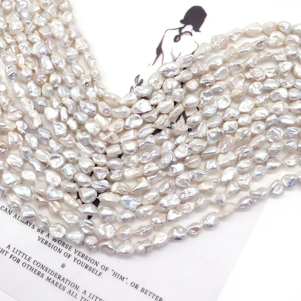 

Baroque Pearls Irregular Broken Silveren Natural Freshwater Pearls Straight Holes Loose Pearls DIY Necklaces Bracelets Earrings