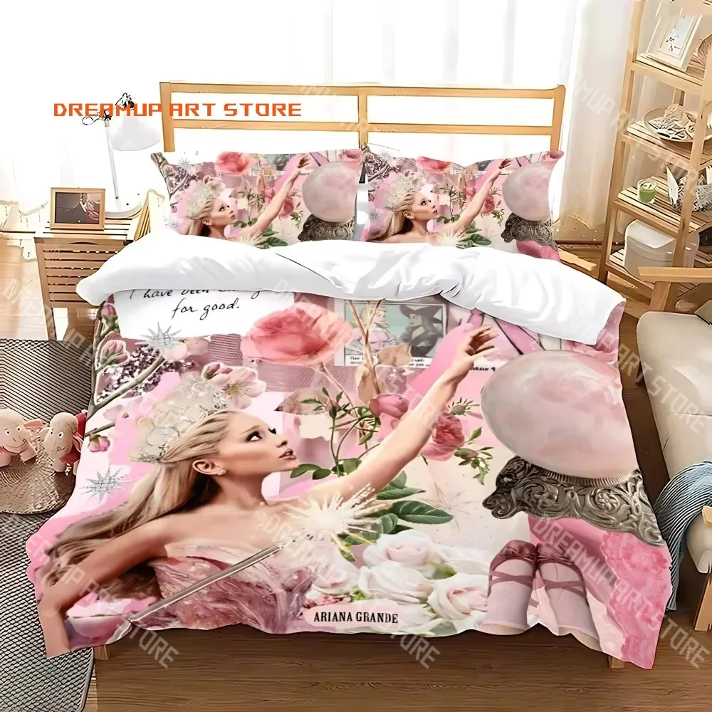 2026 3D Print Wicked The Movie Glinda Pink Bedding Set Single Twin Full Queen King Size Bed Set Adult Kid Bedroom Duvetcover Set