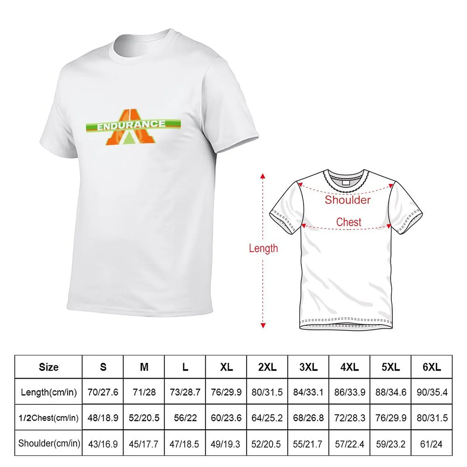 Endurance (DK) T-Shirt Oversized t-shirt cute tops aesthetic clothes custom t shirt mens champion t shirts