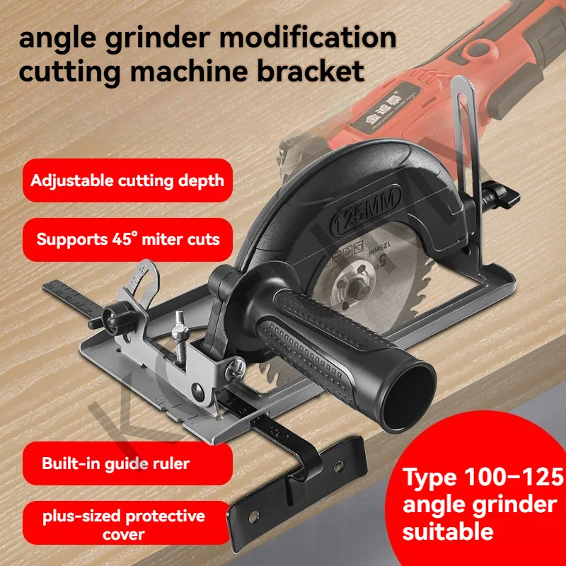 Hand Angle Grinder Converter To Cutter Cutting Machine Refit Electric Chain Saw Circular Saw Bracket Base Woodworking Table Tool