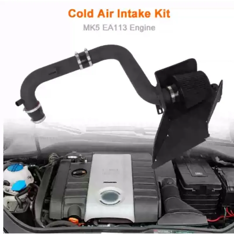 Automotive Retrofit Aluminum Intake Pipe Kit for Golf MK5 GTI EA113 Engine 2.0T