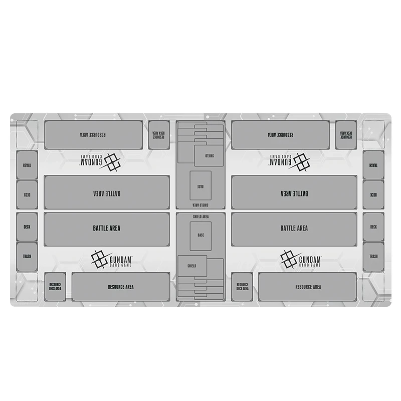 1200x600mm Suitable for Gundam Peripheral 4v4 Collectible Card Battle Playmat 2mm Seam Edge English Rubber Board Game Card Mat