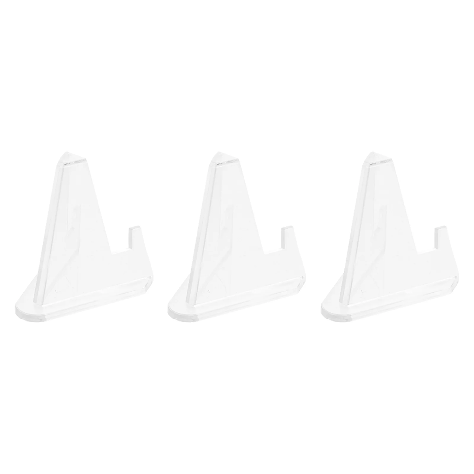 

3pcs Board Display Stand Holder Desktop Riser Rack Sturdy Large Plastic Scraping Board Stand Capacity Neat