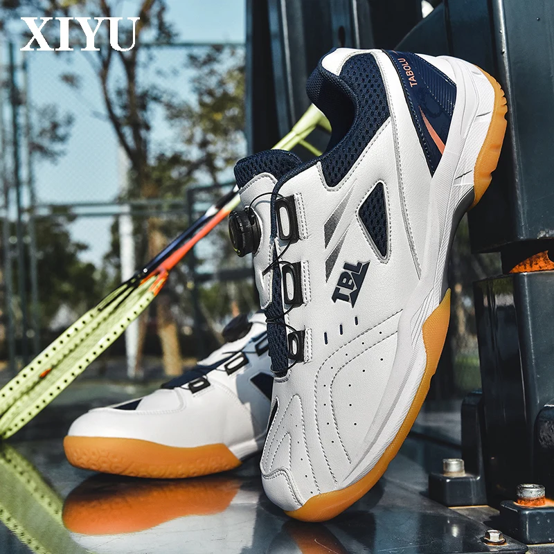 

XIYU/мужская профессиональная обувь для бадминтона, обувь для настольного тенниса, дышащая мужская спортивная обувь для соревнований по теннису для пар