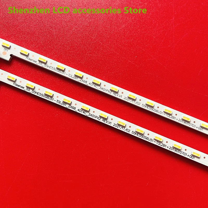 LED backlight for 55V3A 55HE550S6U51-T0L2B1-2X68 light bar 100% new