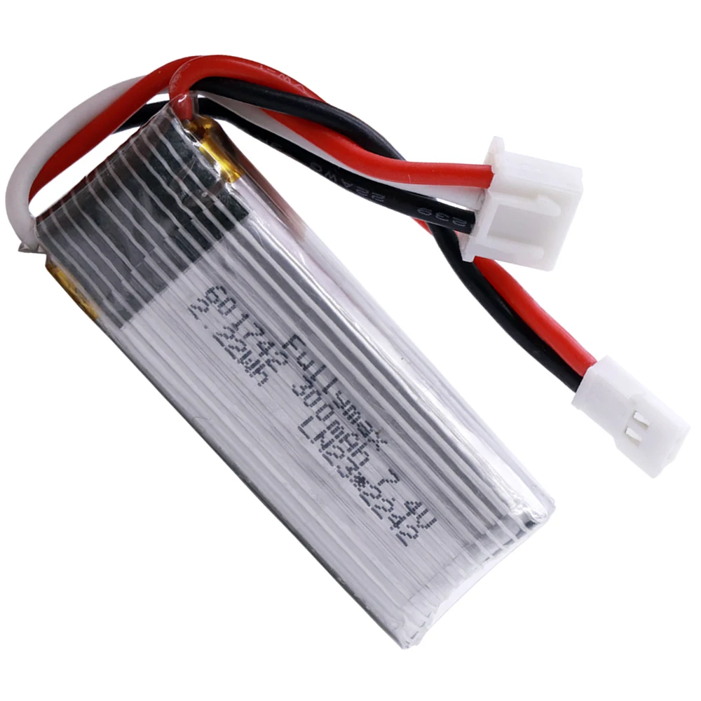 7.4V 300mah battery with charging cable for WLToys F959 XK DHC-2 A600 A700 A800 A430 RC Airplane RTF Spare Parts 2s 7.4v battery