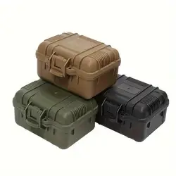 Small Protable Toolbox Hard Case Waterpoof Tool Storage box Shockproof Tool Box Organizer Box Plastic Tool Case Sponge Suitcase