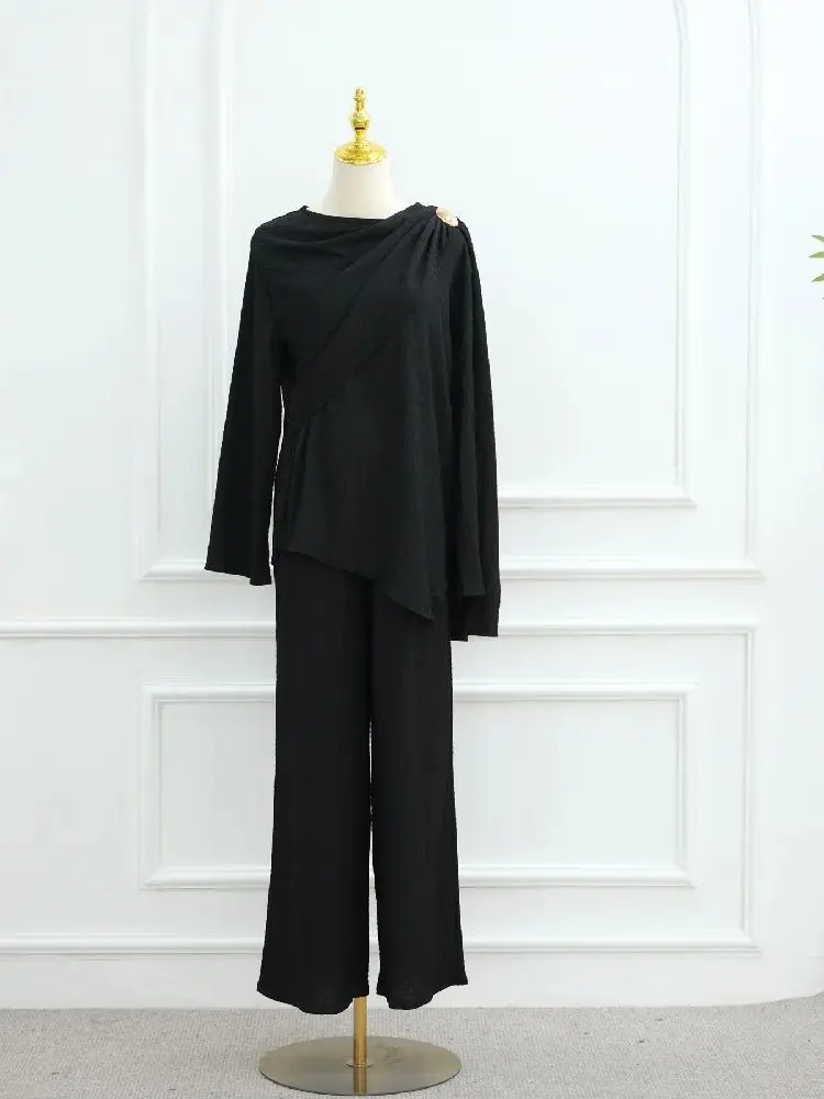 Plain Two-Piece Abaya Set product image