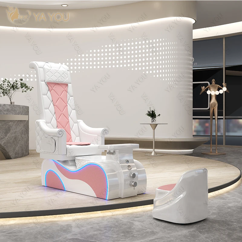 

Hot Selling High Back Queen Foot Bath and Pedicure Chair with Customizable Color Foot Bath and Manicure Chair
