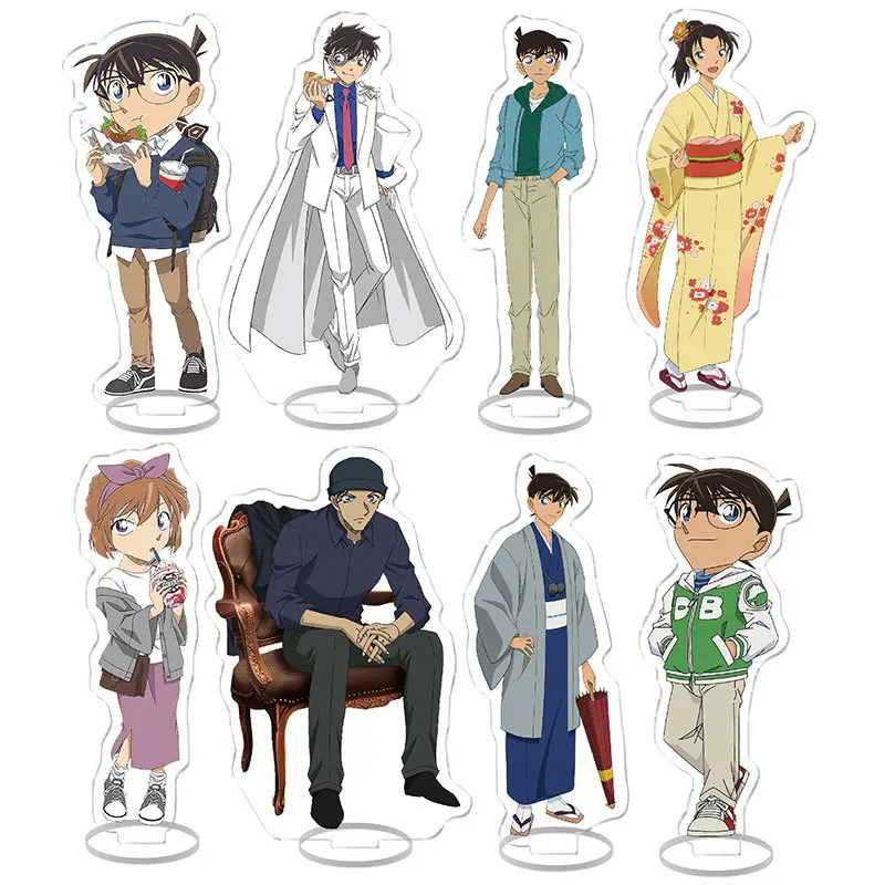 Anime Conan Kudou Shinichi Acrylic Stand Model Plate Decoration Desk Figure Display Cute Friends Gift Jewelry Classic Animation