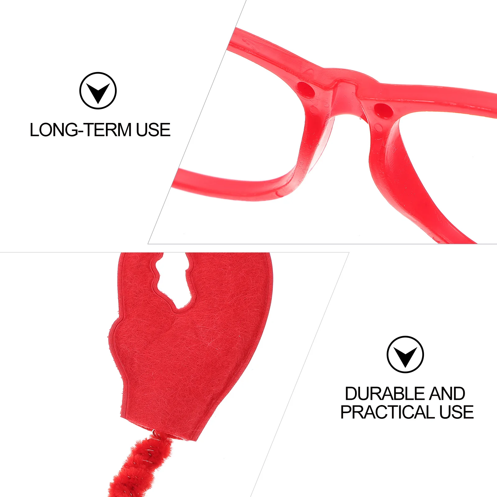 

1Set Fun Animal Style Hairband Eyeglass Pair Holiday Party Kids Costume Decor Suitable for All Head Shapes Celebrations Gift