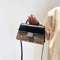 Niche Luxury Solid-Color Tote Bag 2026 New Arrival Fashionable Vintage Versatile Minimalist Crossbody Square Bag