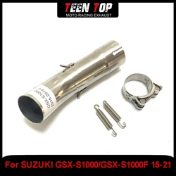 Motorcycle Exhaust 51mm Escape Connection Pipe Stainless Steel For Suzuki GSX-S1000/GSX-S1000F Middle Link Pipe 2015-2021