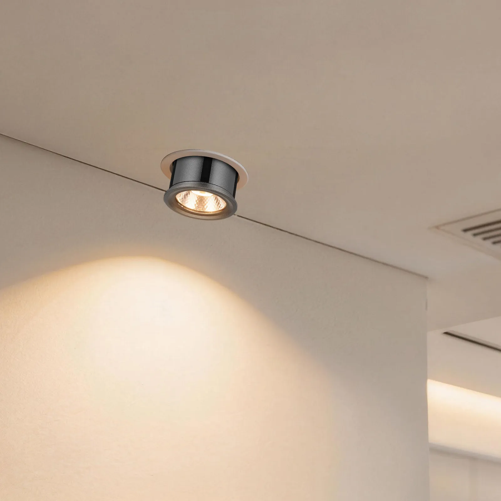 Cob LED Lamp Cup Gu10 9W 500Lm Warm White Spotlight Bulb for Dining Room Showroom Hallway Recessed Fixtures Track Lighting