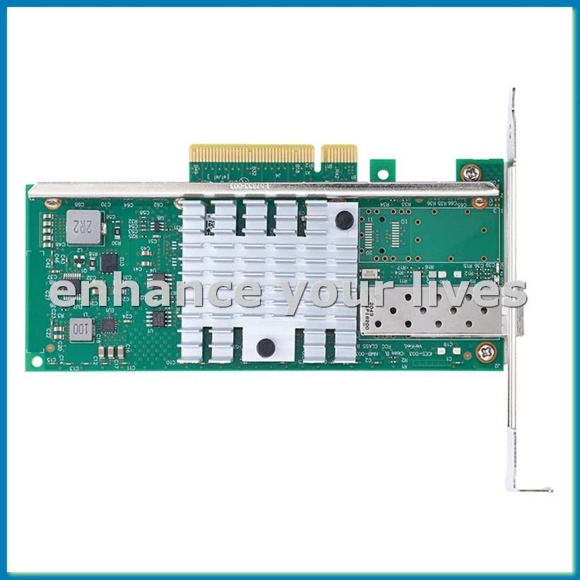 

Сетевая карта PCIE 10G SFP+ для основного управления, универсальная полноразмерная, скорость 10G, сетевая карта PCIE X8 Single SFP+ NIC-A79U