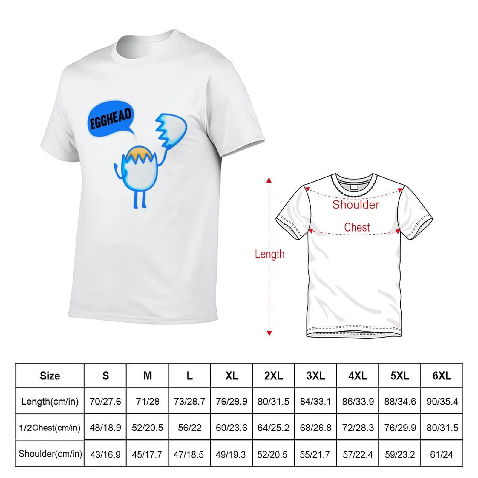 EGGHEAD: A intellectual! T-Shirt Short t-shirt men graphic t shirts