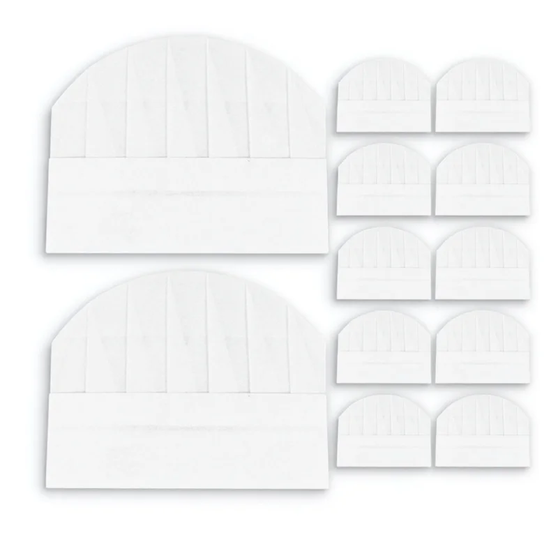 12 stuks koksmuts papier lichtgewicht wegwerp kookhoeden voor keukenwerken uniform eenvoudige ademende kleine petten