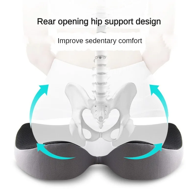 Cushion Non Slip Orthopedic Memory Foam Prostate Cushion for Tailbone Sciaticaback Pain Relief Comfort Chair Car Seat