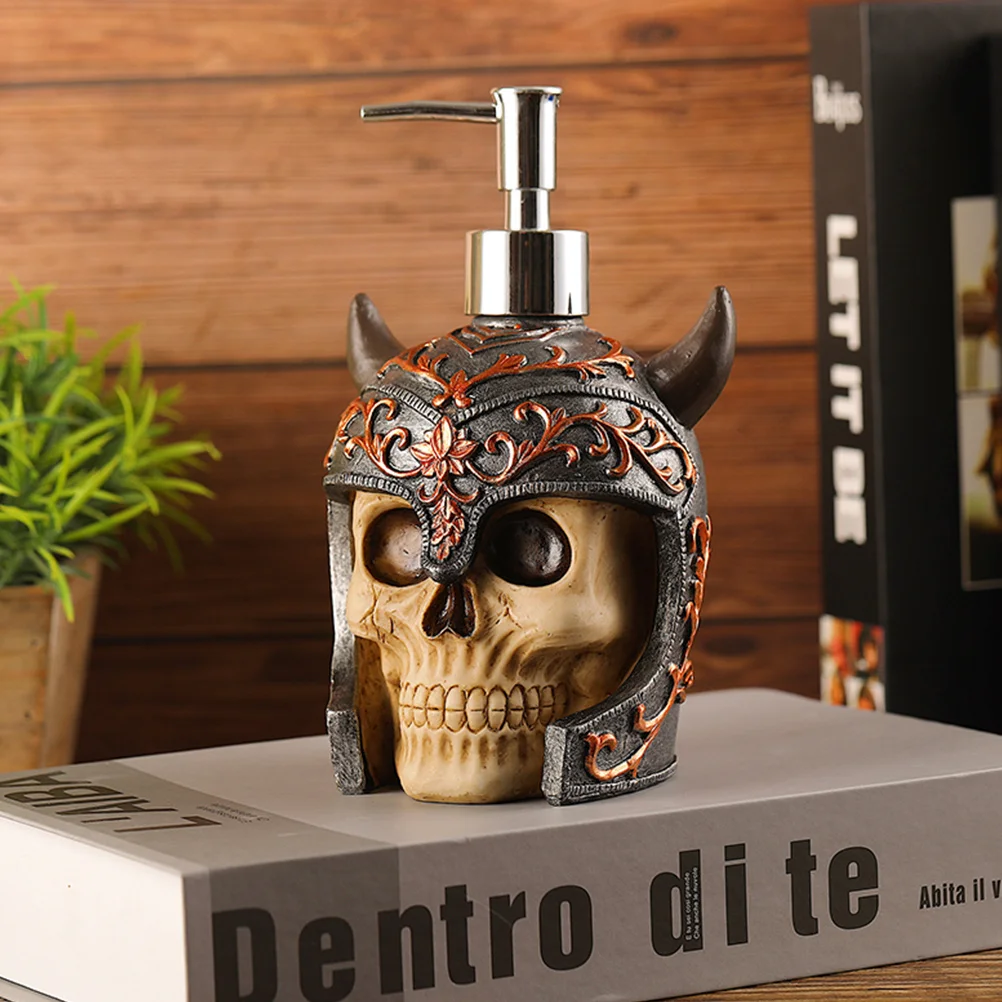 

Ретро Шампунь Насос Бутылка Череп Дизайн Портативный Пластиковый Диспенсер Для Путешествий Кемпинг Домашний Офис Хэллоуин Череп Бутылка Душ