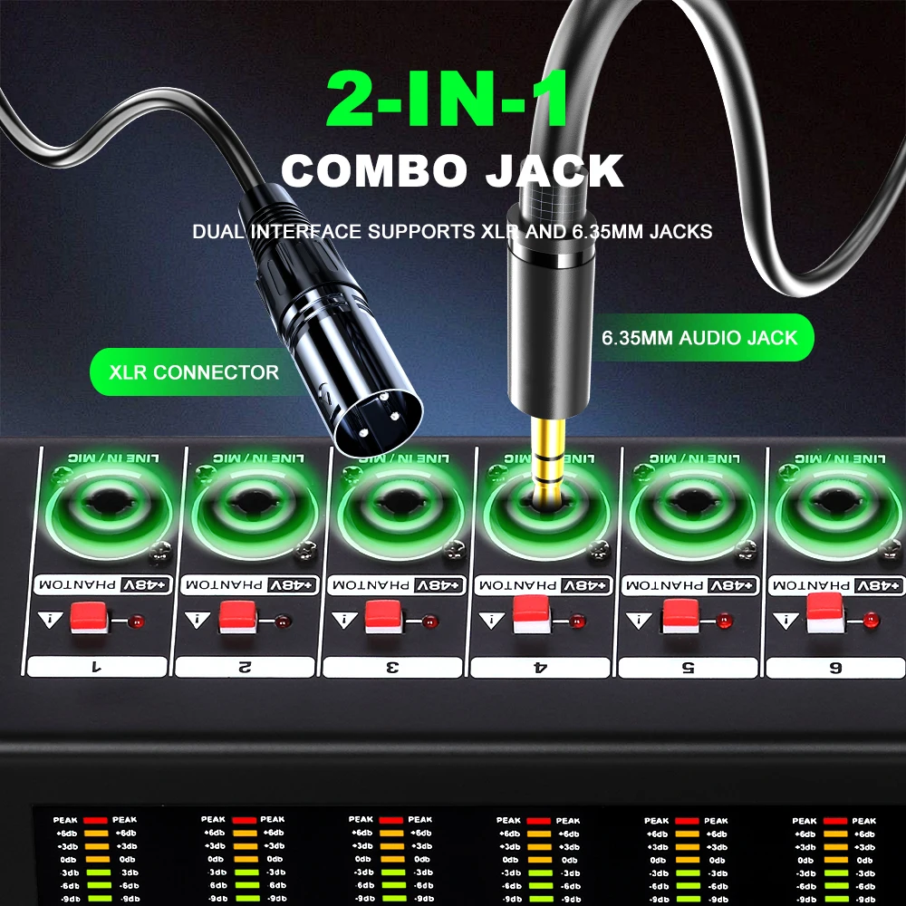 BOMGE 256DSP: mesa de mezclas  - Audio Interface reseña y precio