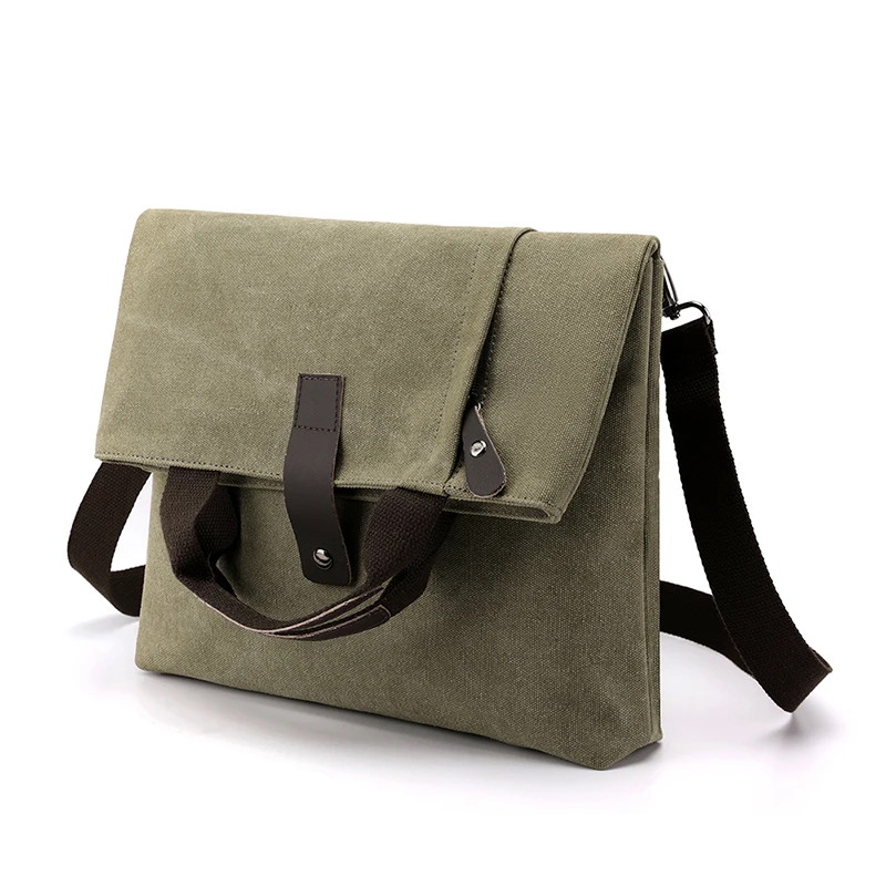 Bolsos de hombro de lona a la moda para hombre, bolsos cruzados de viaje de negocios, bolsos de mensajero multifuncionales, maletín, bolso de mano