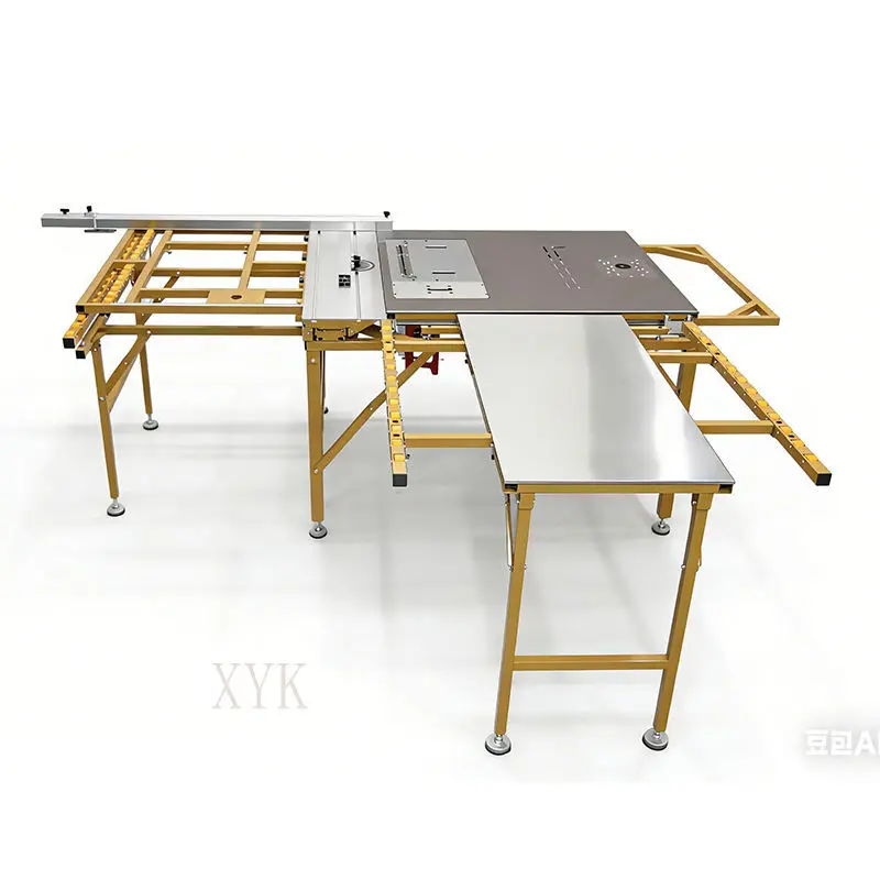 680 New No Stoop Saw Bench With Sliding Fence Special  Large Panel Cutting In Professional Woodworking Factory Production Jobs
