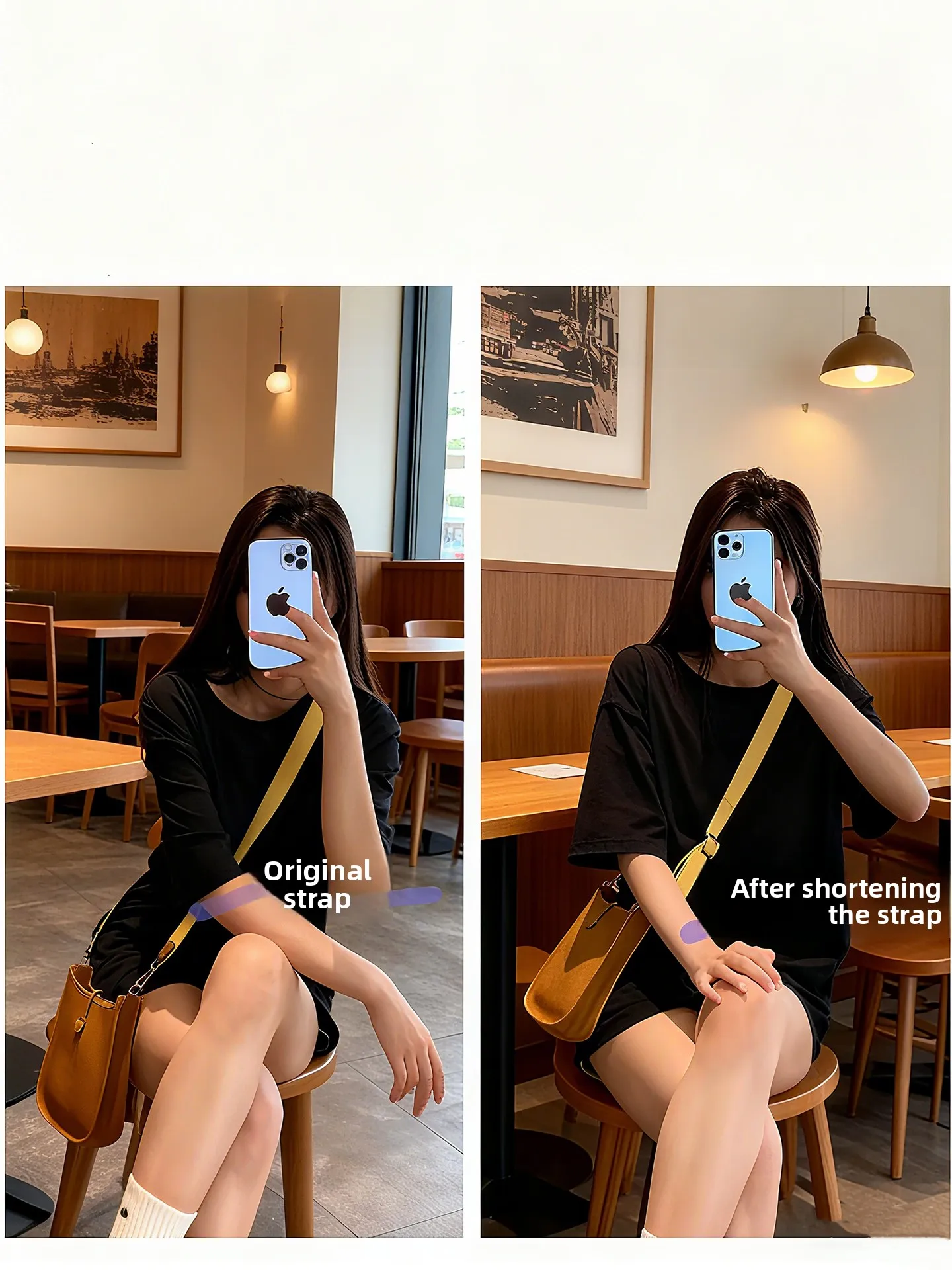 Adjustable Buckle Shoulder Strap Modification Buckle Accessory Day Word Clasp for Hermès Evelyn Handbag Strap Fastener