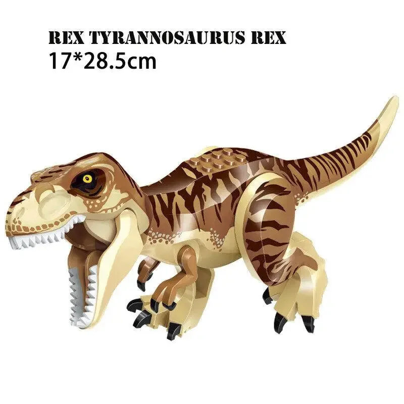 Jurassic World Brutal Raptor Bouwstenen Dinosaurus Model Tyrannosaurus Indominus T-Rex Monteren Educatief Speelgoed Voor Kinderen Gift