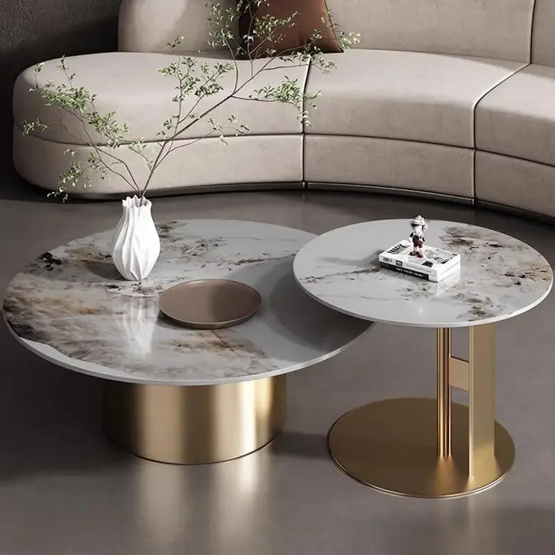 Funky Nordic Luxury Coffee Tables Modern Vintage Premium Glam Coffee Tables Unique Minimalist Mesa Auxiliar Unique Furniture