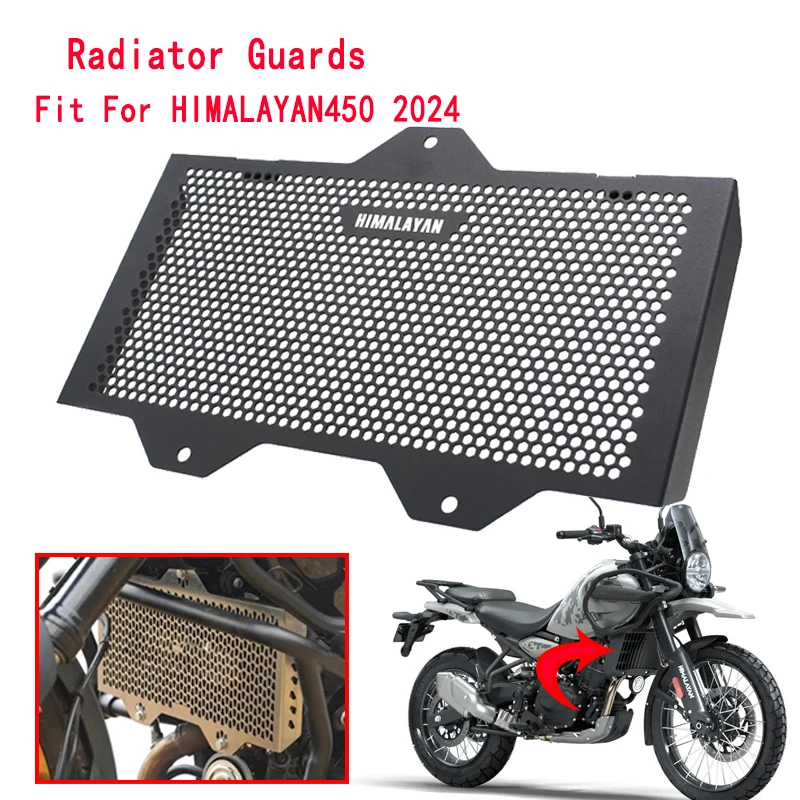 

Fit For Royal Enfield HIMALAYAN 450 2024 Himalayan450 Radiator Guards Motorcycle Radiator Guard Grille Cooling Cover Protection
