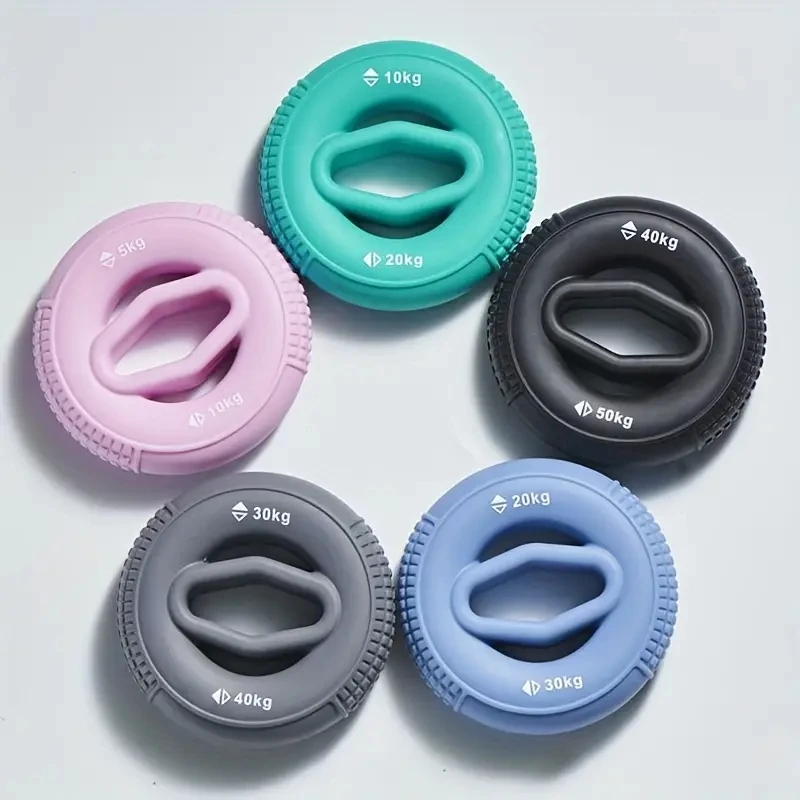 1pc Silicone Finger Gripper Anti-slip Finger Massage Grip Ring FingerForearm Trainer- Improve Hand Strength And Flexibility