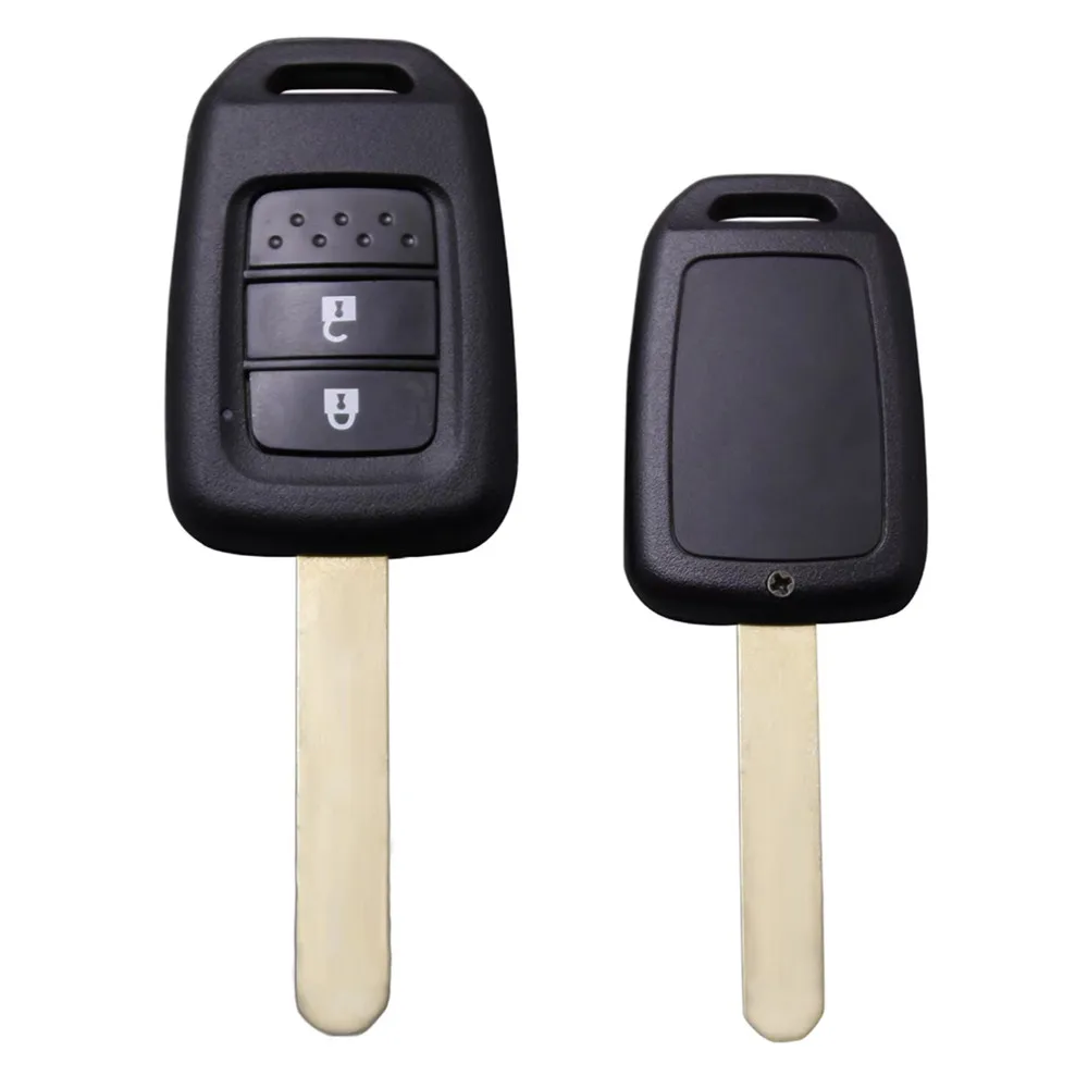 

10pcs/lot Car Remote Key Shell Casing 2 buttons for Honda with HON66 Blade Uncut No Logo