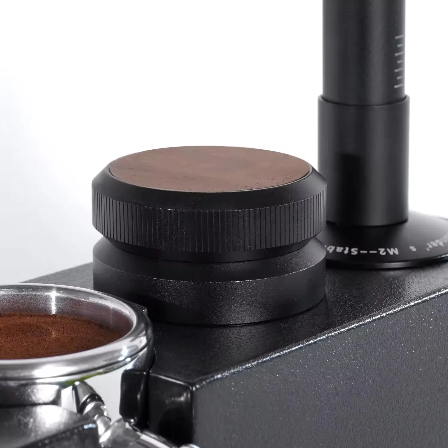 

Custom 304 Stainless Steel Adjustable Height 3 Leaf Base Espresso Coffee Distributor Dual Head 51mm 54mm 58mm Wood Metal Coffee