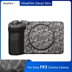 FX 3 Cam Vinyl Decal Skin FX3 Anti Scratch Wrap Cover for Sony ILME-FX3 Camera Sticker Film  3M Premium Court Wraps Cases