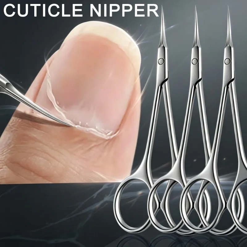 Cuticle Scissors Professional Manicure Small Scissors Dead Skin Remover For Nails Art Stainless Steel Cuticle Cutter!