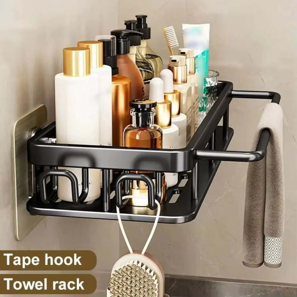 

Waterproof Bathroom Storage Rack Thicken Rustproof Cosmetic Storage Box Easy Install Strong Load-Bearing Home Storage Organizer