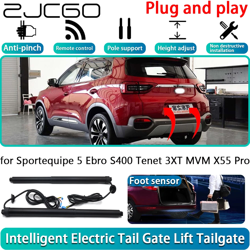 

ZJCGO for Sportequipe 5 Ebro S400 Tenet 3XT MVM X55 Pro OEM Electric Powered Tailgate Power Liftgate Automatic Tailgate System